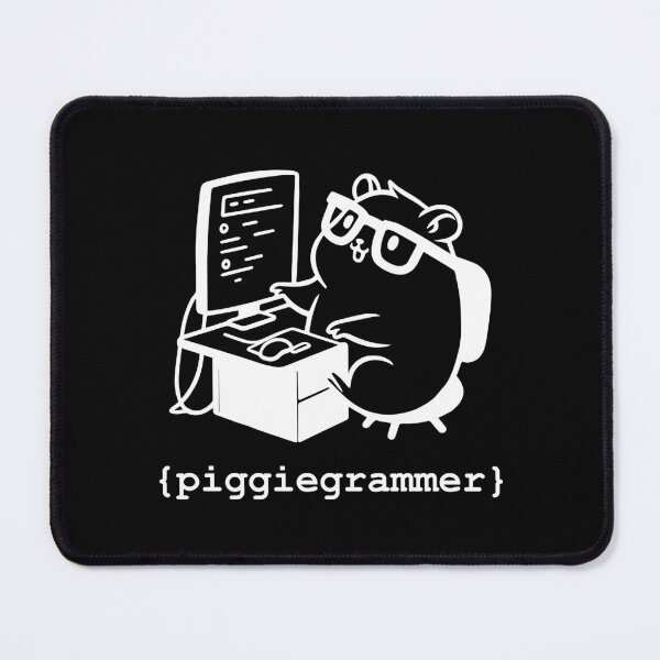 Item preview, Piggiegrammer | cute guinea pig programming on computer designed and sold by Wheekly Designs.