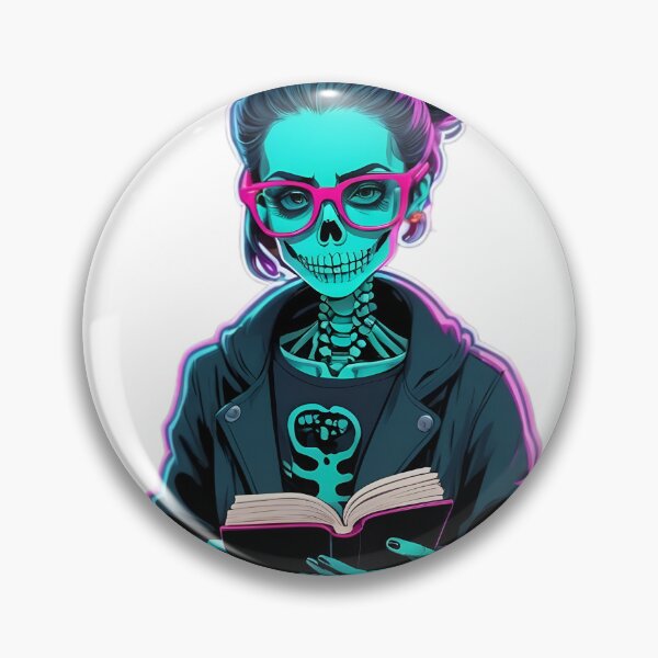 Item preview, Preppy Skeleton Bookworm designed and sold by PlanetMarker.