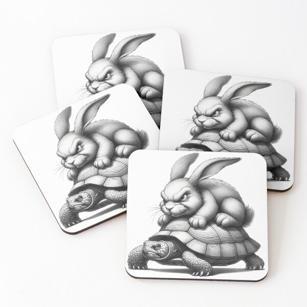 Item preview, The Hare and The Tortoise designed and sold by siljeberg.