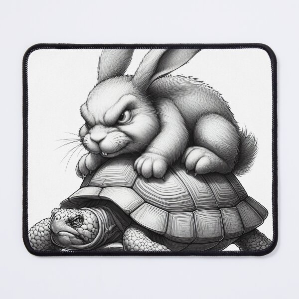 Item preview, The Hare and The Tortoise designed and sold by siljeberg.