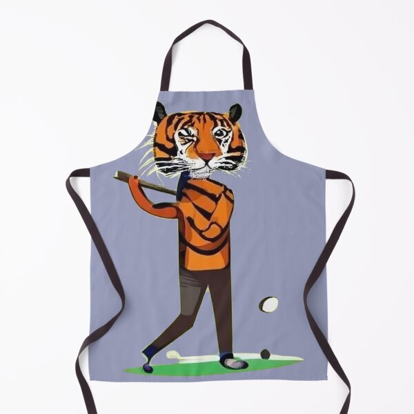Item preview, Funny Tiger Cat Playing Golf Design designed and sold by Nature's Fancy.