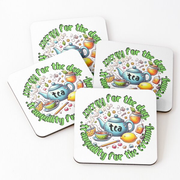Item preview, Tea; energy for the day, tranquility for the evening. designed and sold by ptNB.