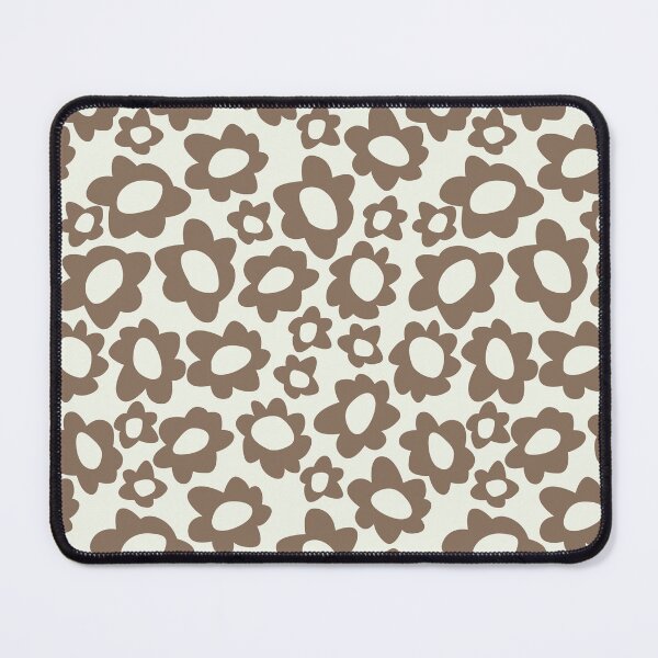 Item preview, MODERN BOHO MATISSE FLOWERS BROWN ON CREAM designed and sold by blomastudios.