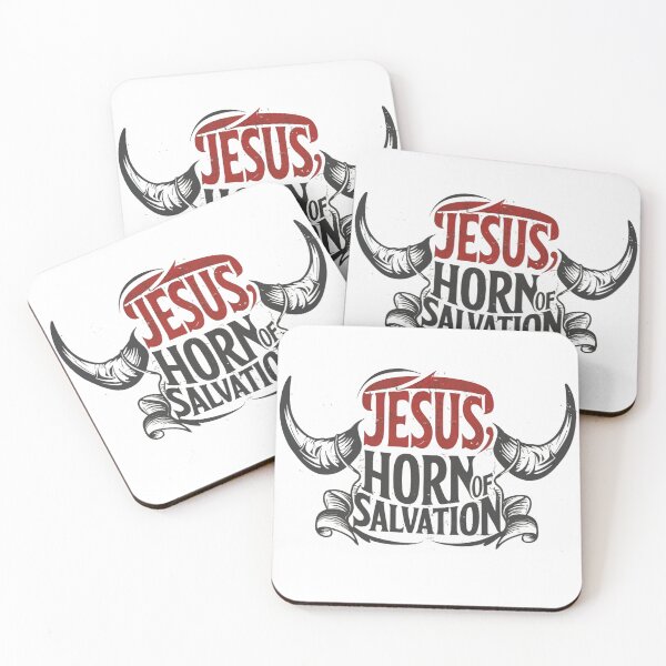 Item preview, Jesus, Horn of Salvation, Two Horns Art designed and sold by Faithloveshop.