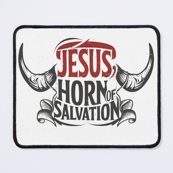 Item preview, Jesus, Horn of Salvation, Two Horns Art designed and sold by Faithloveshop.