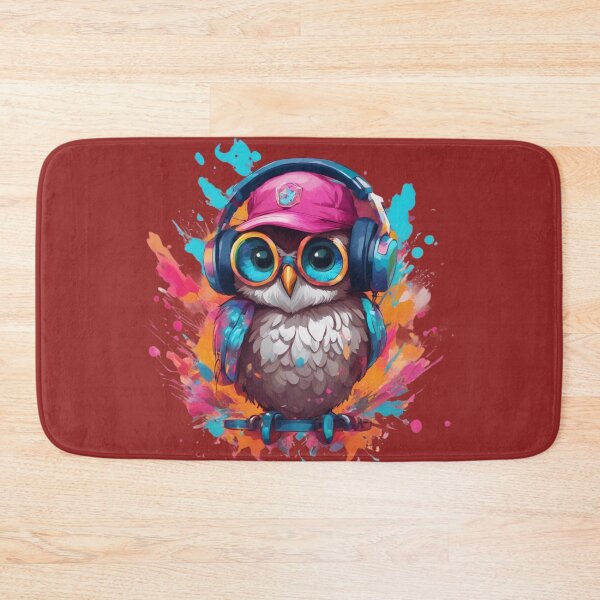 Item preview, Funny owl colorful and cute designed and sold by KarakitAI.