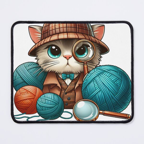 Item preview, Sherlock Holmes the cat designed and sold by Ninjacatoff.