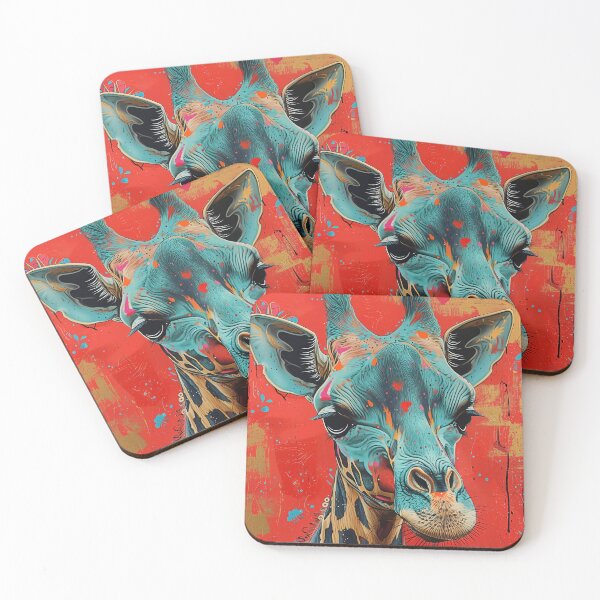 Item preview, Ornamental Portrait of a Giraffe designed and sold by Earth Celebration Designs.