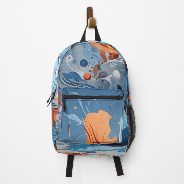 Item preview, A blue and orange paint splashes designed and sold by johndesign88.