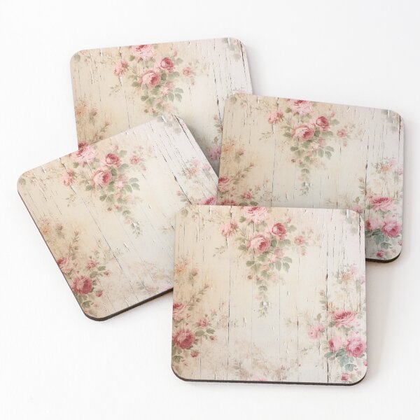 Item preview, Beautiful Shabby Chic Floral Design On A Wooden Background designed and sold by ShopLizCreates.