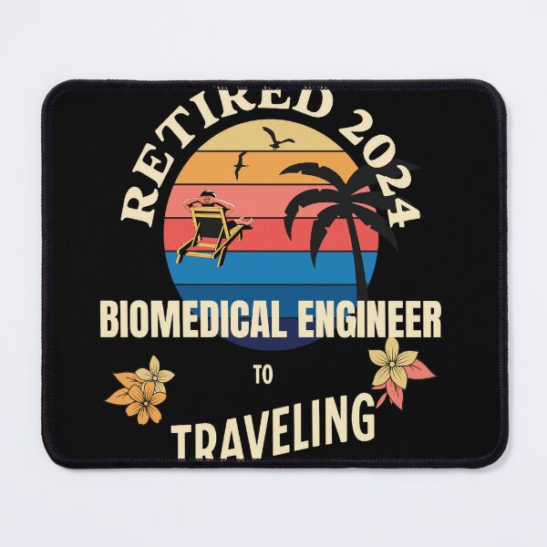 Item preview, Retired Biomedical Engineer 2024. Tropical Sunset Retirement Vibes Design designed and sold by johnharry3.