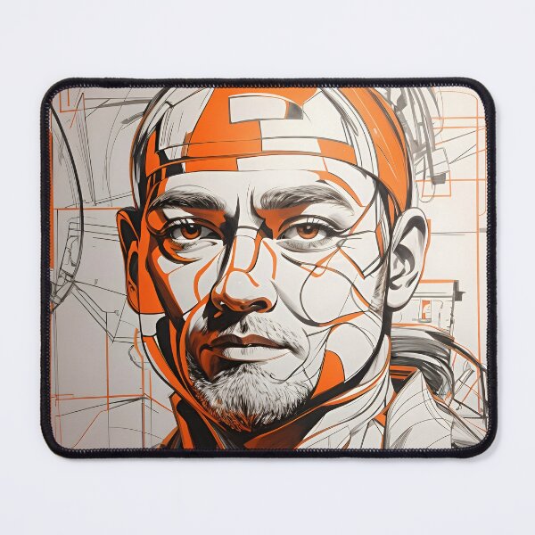 Item preview, A drawing of a man designed and sold by johndesign88.