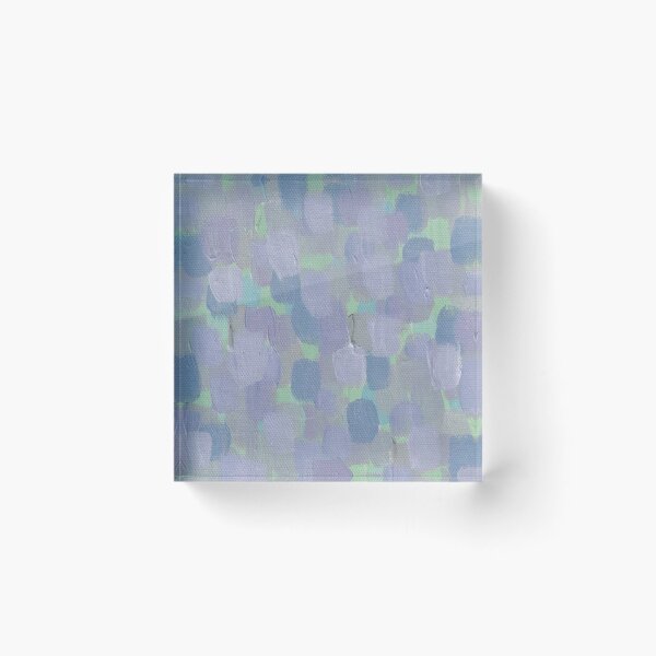 Item preview, Original Lilac, lavender, jade, aqua and silver Acrylic Painting - Artsy Vibes designed and sold by LittleHCreative.