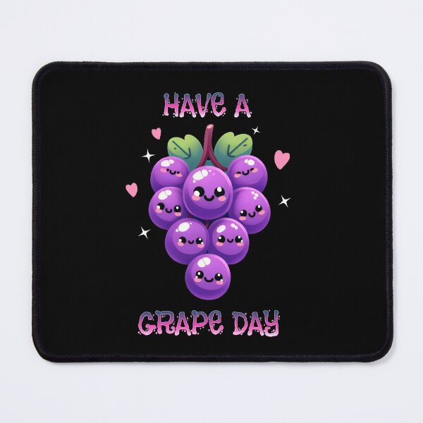 Item preview, Pun-Filled Cheer - "Have a Grape Day" designed and sold by Ingridpd.