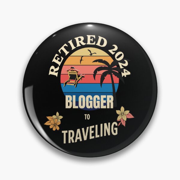 Artikelvorschau, Blogger im Ruhestand 2024. Tropical Sunset Retirement Vibes Design entworfen und verkauft von johnharry3.