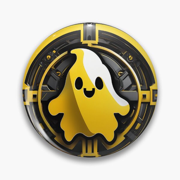 Item preview, Smiles in 16K: Smiling Yellow Ghost designed and sold by Artedig.