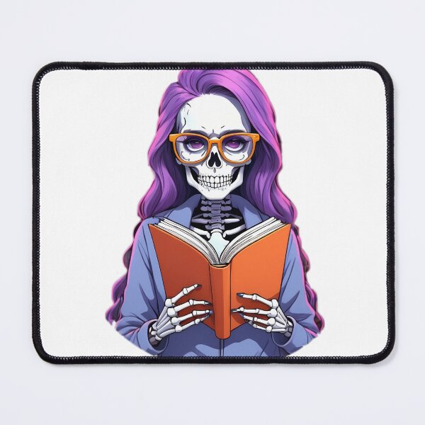 Item preview, Preppy Skeleton Bookworm designed and sold by PlanetMarker.