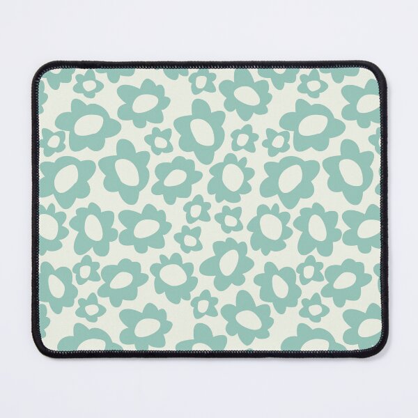 Item preview, MODERN BOHO MATISSE FLOWERS SAGE GREEN ON CREAM  designed and sold by blomastudios.