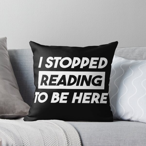 Item preview, I Stopped Reading To Be Here designed and sold by BagCreations.