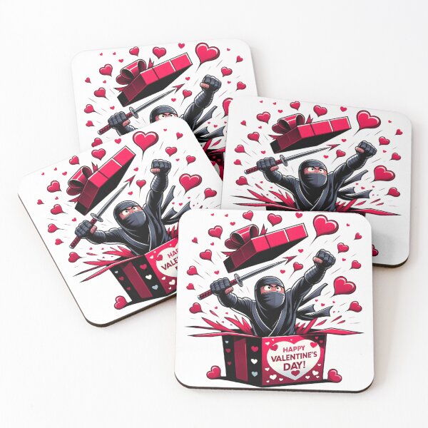 Item preview, Ninja Valentine Surprise designed and sold by VividDripCo.