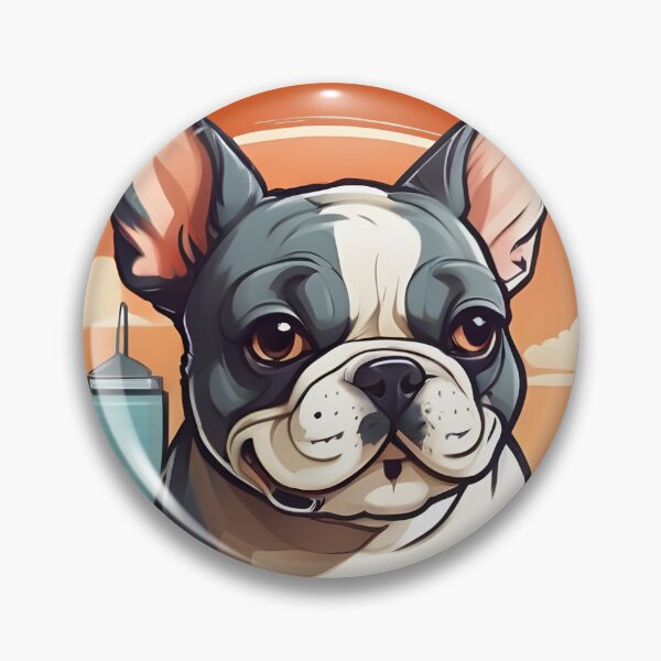 Item preview, Urban Pawspective: City Skyline Frenchie designed and sold by WAUZ.