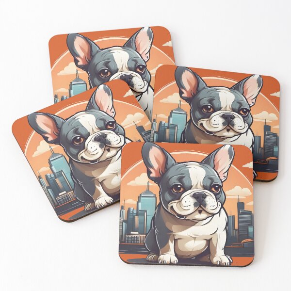 Item preview, Urban Pawspective: City Skyline Frenchie designed and sold by WAUZ.