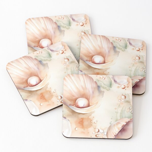Item preview, pearls in a shell designed and sold by elegantpaterns.