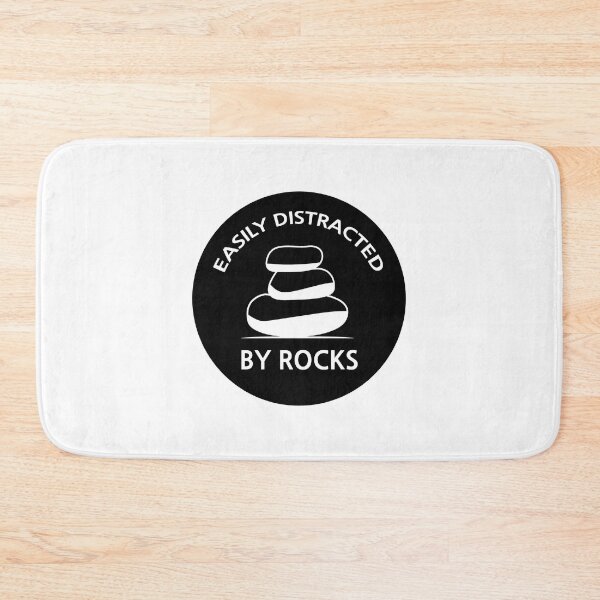 Item preview, easily distracted warning by rocks designed and sold by stevenbrian698.