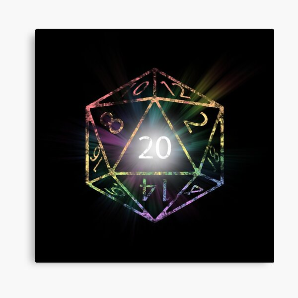 Dnd Youre Natural 20 Poster Framed Matte Canvas in 2023