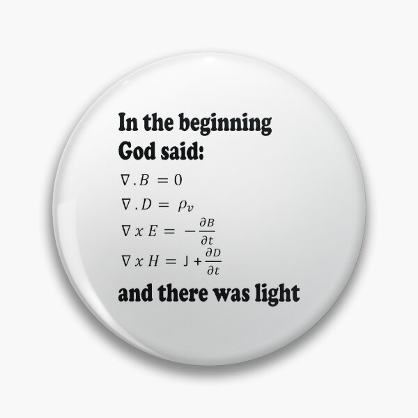 Item preview, God Said Maxwell's Equations designed and sold by ScienceCorner.
