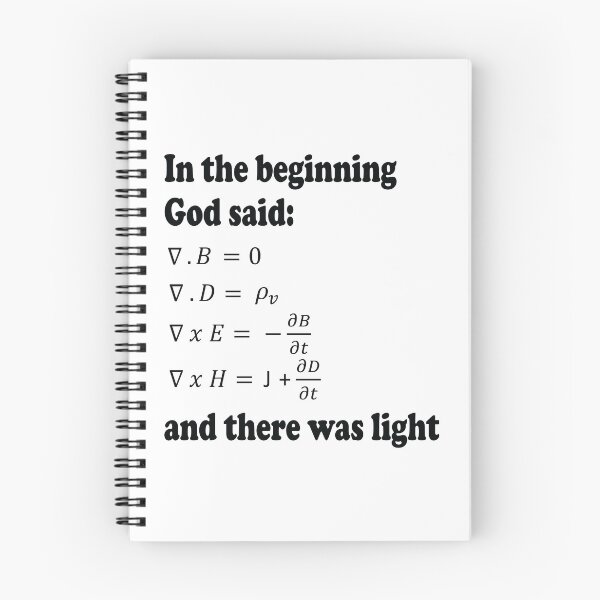 Item preview, God Said Maxwell's Equations designed and sold by ScienceCorner.