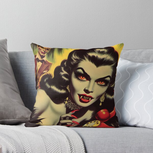Item preview, Vintage Vampire Girl designed and sold by PulpVintage.