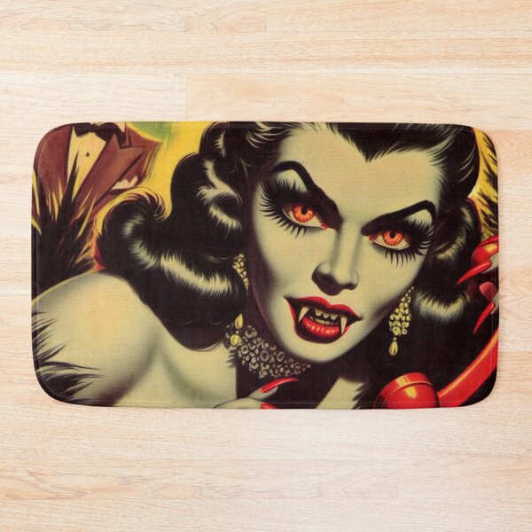 Item preview, Vintage Vampire Girl designed and sold by PulpVintage.