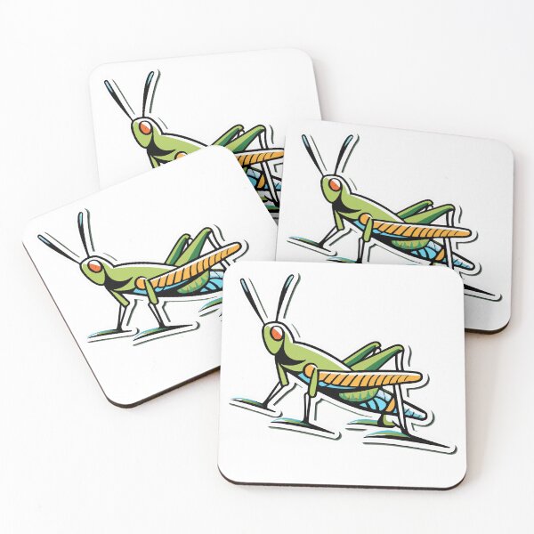 Item preview, Art Deco Style Grasshopper Leap Graphic designed and sold by NiftyWrx.