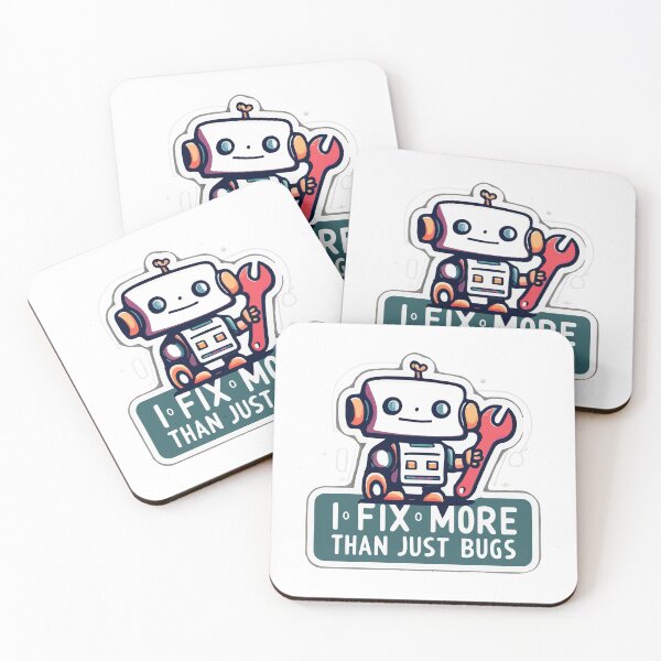 Item preview, Quirky Robot Tech Repair - 'I Fix More Than Just Bugs' designed and sold by NiftyWrx.
