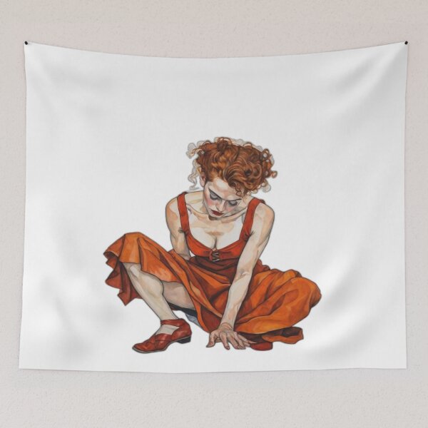 Item preview, Whimsical Elegance: Embracing the Essence of Schiele designed and sold by sanam1362.