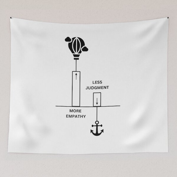 Item preview, More empathy, less judgment designed and sold by GRINspiration.