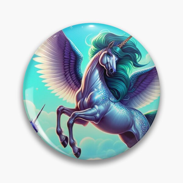 Item preview, Majestic Winged Unicorns in Flight designed and sold by mymagicstoreus.