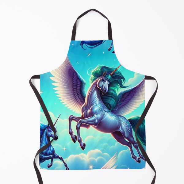 Item preview, Majestic Winged Unicorns in Flight designed and sold by mymagicstoreus.