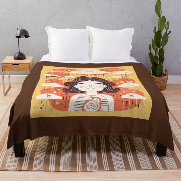 Item preview, Abstract Lady Swinging In The Clouds designed and sold by CoolMantras.