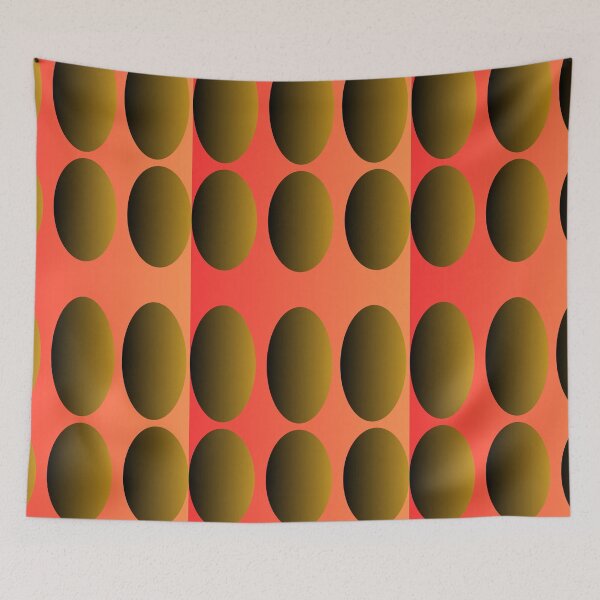 Item preview,  Abstract graphic art Orange circle Print Pattern Comforter designed and sold by LLdreams.