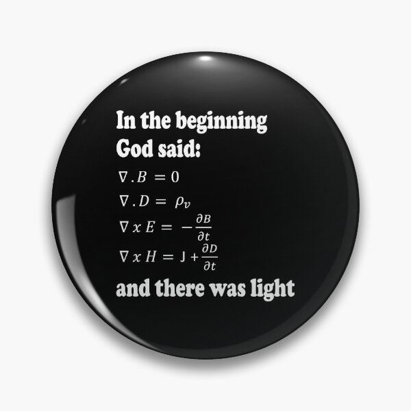 Item preview, God Said Maxwell's Equations designed and sold by ScienceCorner.
