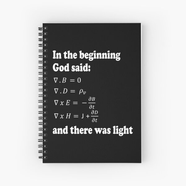 Item preview, God Said Maxwell's Equations designed and sold by ScienceCorner.