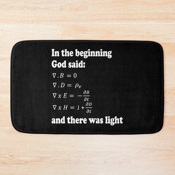 Item preview, God Said Maxwell's Equations designed and sold by ScienceCorner.
