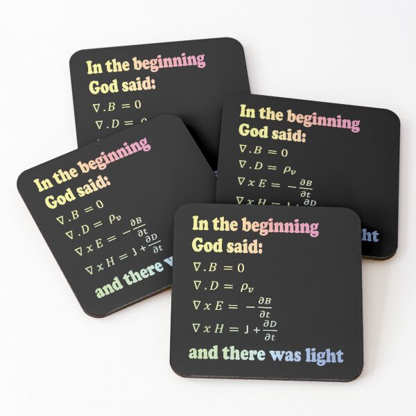 Item preview, God Said Maxwell's Equations designed and sold by ScienceCorner.
