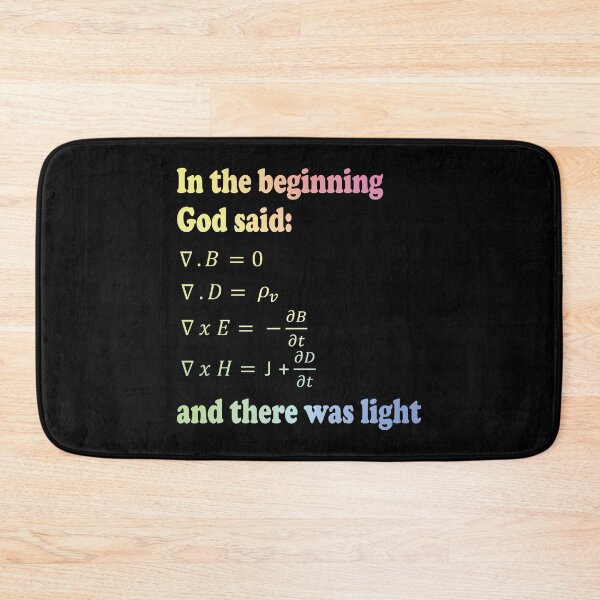 Item preview, God Said Maxwell's Equations designed and sold by ScienceCorner.