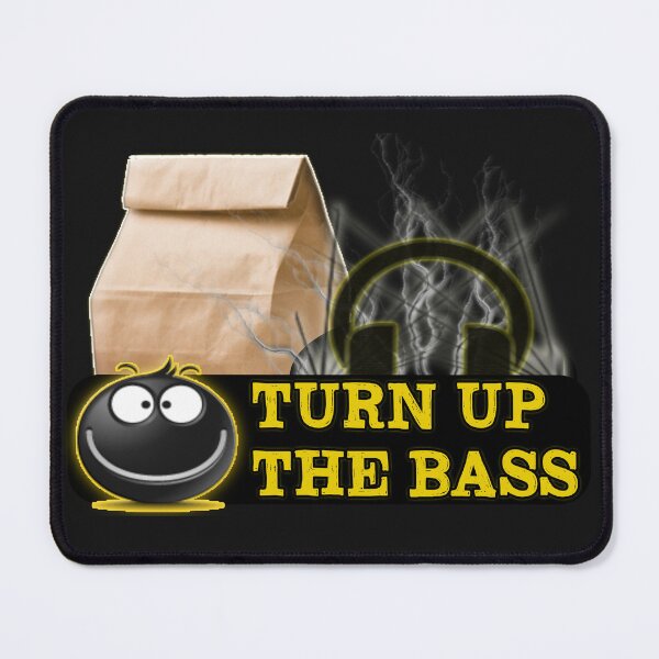 Item preview, DRUM N BASS brown paper bag designed and sold by PaintDesigns.