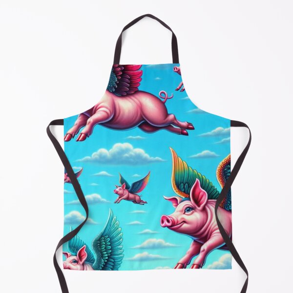 Item preview, Whimsical Flying Pigs Sky Artwork designed and sold by mymagicstoreus.