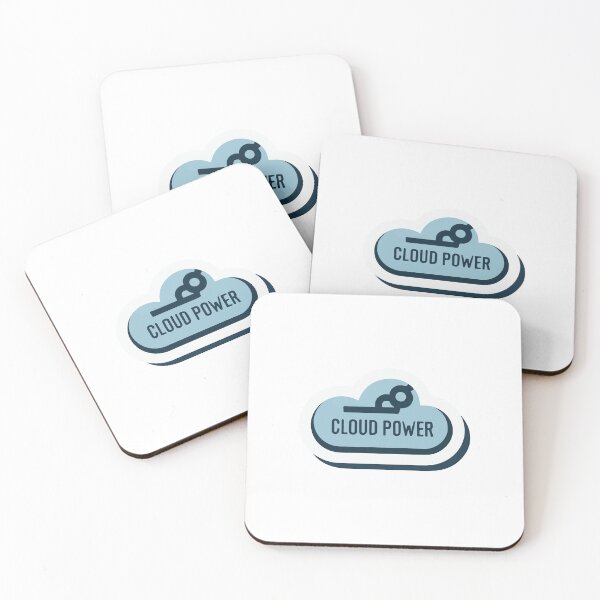 Item preview, Diseño minimalista de tecnología moderna de Cloud Power designed and sold by NiftyWrx.