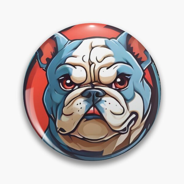 Artikelvorschau, Electric Fury: Blue Frenchie in Anguish entworfen und verkauft von WAUZ.